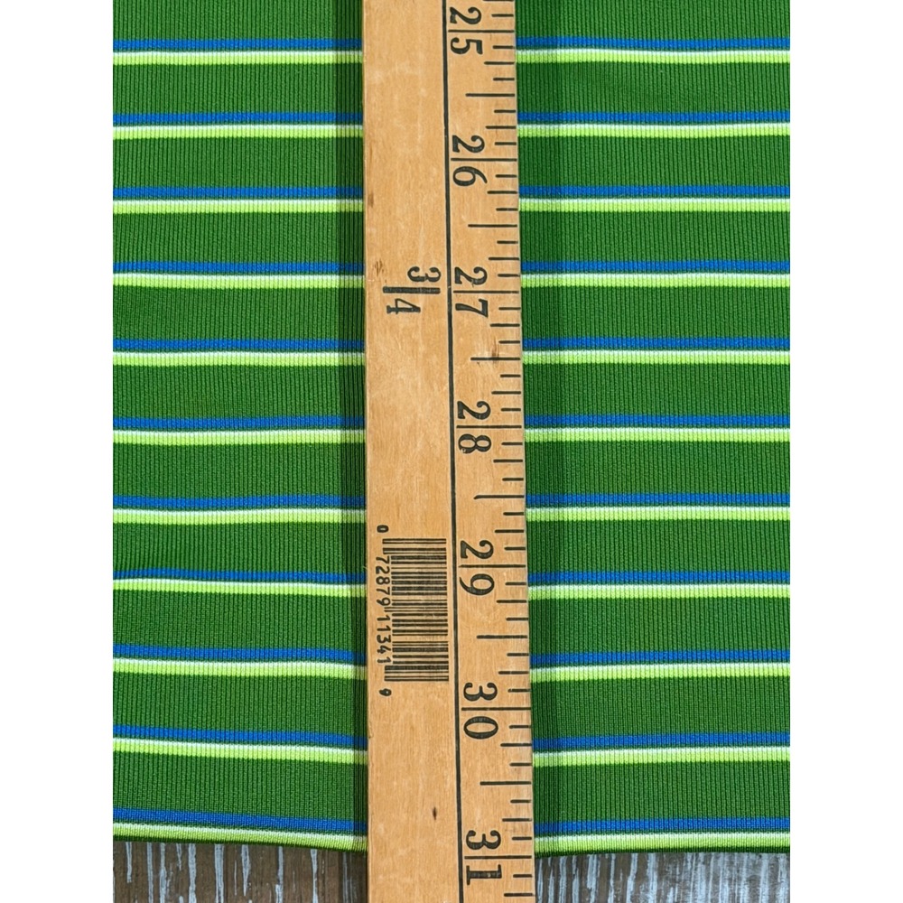 Under Armour Mens 2XL Green Striped HeatGear Loose Fit Golf Polo Shirt - Picture 5 of 6